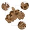 4 PCS Hawaiian Plumeria Flower Hair Clips for Women (Neutral Hair Clips)